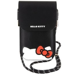 Torebka Hello Kitty Leather Hiding Kitty Cord (HKOWBPSCKEK) czarne