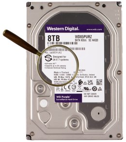 DYSK DO REJESTRATORA HDD-WD85PURZ 8TB 24/7 WESTERN DIGITAL