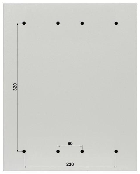 HERMETYCZNA SZAFA RACK WISZĄCA R10-6U/230/L EPRADO