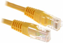 PATCHCORD KAT5E UTP 1M ŻÓŁTY