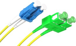 PATCHCORD ŚWIATŁOWODOWY SM 3M DUPLEX 9/125, SC/APC-LC/UPC 3MM