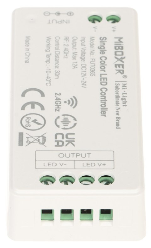 STEROWNIK OŚWIETLENIA LED LED-W-WC/RF 2.4 GHz, MONO 12 V MiBOXER / Mi-Light
