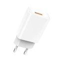 Ładowarka Sieciowa 12W 2.4A + Kabel USB - USB-C Denmen DC01 biała