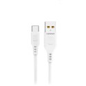 Ładowarka Sieciowa 12W 2.4A + Kabel USB - USB-C Denmen DC01 biała