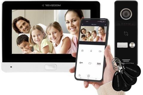 Wideodomofon REVIZOOM RM-T471HD WHITE/RC-411HD-C