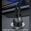 Ładowarka Samochodowa 2.4A 2x USB Usams Mini CC114TC01 (US-CC114) czarna