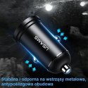 Ładowarka Samochodowa 2.4A 2x USB Usams Mini CC114TC01 (US-CC114) czarna