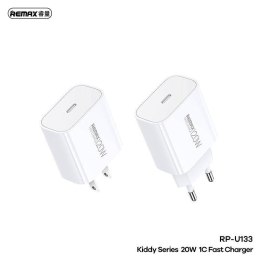 Ładowarka Sieciowa 20W USB-C Remax Kiddy Series RP-U133 biała