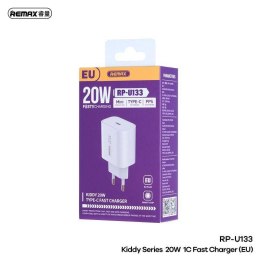 Ładowarka Sieciowa 20W USB-C Remax Kiddy Series RP-U133 biała