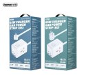 Ładowarka Sieciowa 65W 1.5m 2x USB + 2x USB-C Remax GAN Power Strip RP-U157 biała