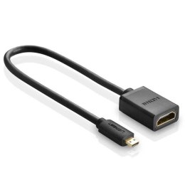 Adapter 0.2m UGREEN 20134 Micro HDMI do HDMI czarny