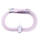 Kabel 60W USB-C - USB-C PD Nillkn Data Cable FlowSpeed Silicon fioletowe