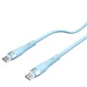 Kabel 60W USB-C - USB-C PD Nillkn Data Cable FlowSpeed Silicon niebieskie