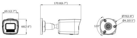 KAMERA IP DS-2CD1063G2-LIU(2.8MM) ColorVu - 6 Mpx Hikvision
