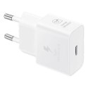 Ładowarka Sieciowa 25W USB-C Fast Charge + Kabel USB-C - USB-C Samsung EP-T2510XW białe