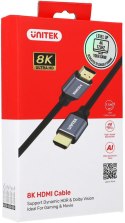 Kabel HDMI Unitek C137W 2.1 8K, UHD, 1,5m