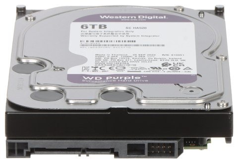 DYSK DO REJESTRATORA HDD-WD63PURU 6TB 24/7 WESTERN DIGITAL