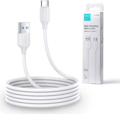 Kabel USB-A / USB-C Joyroom S-UC027A9 200cm 3A w oplocie biały