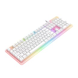 Klawiatura Mechaniczna Gamingowa Havit KB876L RGB biała