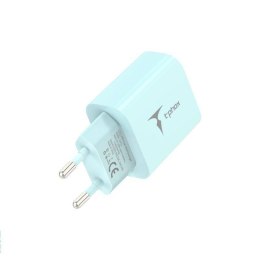 Ładowarka Sieciowa 20W USB-C + Kabel 60W USB-C - USB-C T-PHOX Moderate Series T-PP11 zielone