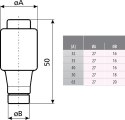 WKŁADKA TOPIKOWA ETI-D3/35A 35 A 500 V DZ/gF E33 ETI