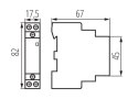 STYCZNIK MODUŁOWY KMC-20-20 20 A 230 V AC IDEAL