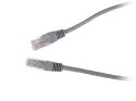 PATCHCORD KAT5E UTP 5M SZARY