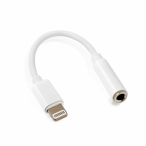 Adapter iPhone Lightning na mini jack 3,5mm przejściówka Reverse biały