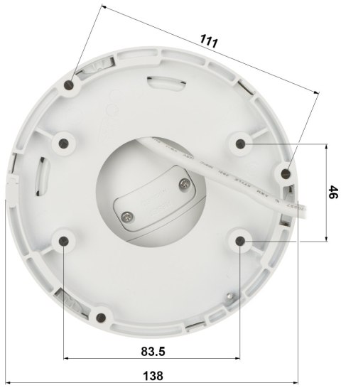 KAMERA IP BCS-V-EIP24FCL3-AI2 NightColor - 4 Mpx 2.8 mm BCS View