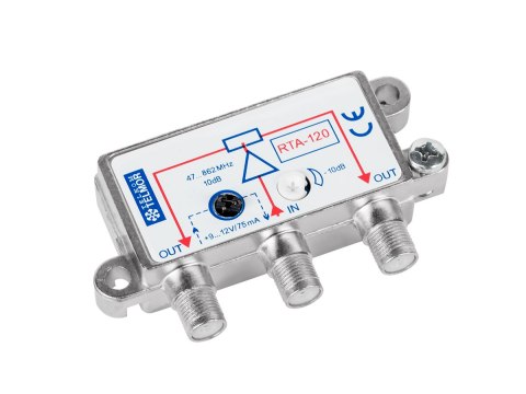 Rozgałęźnik TV RTA 120-aktywny 2-wyjścia-TELMOR