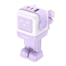 Ładowarka Sieciowa 65W 2x USB + USB-C UGREEN Nexode RG (Robot GaN) fioletowa