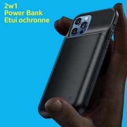 Etui IPHONE 12 MINI USAMS Power Case 2500mAh (2K5CD15601) czarne