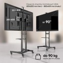 Mobilny stojak do TV 50"-90" do 90 kg ONKRON TS1891 Czarny