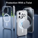 Etui + Szkło Hartowane APPLE IPHONE 15 PRO ESR Classic Pro Set Halolock Magsafe Clear transparentne