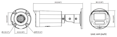 KAMERA IP DS-2CD1643G2-LIZU(2.8-12MM) Smart Hybrid Light - 3.7 Mpx - MOTOZOOM Hikvision