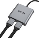 Adapter Unitek USB-C na 2x HDMI 4K MST