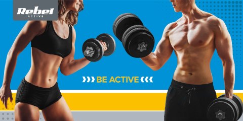Obciążenie bitumiczne zestaw 2x15kg, otwór 31mm, talerz klasyczny, REBEL ACTIVE