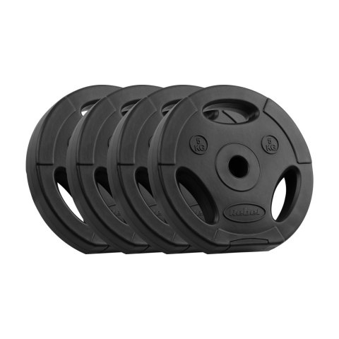 Obciążenie bitumiczne zestaw 4x5kg, otwór 31mm, talerz z uchwytami, REBEL ACTIVE