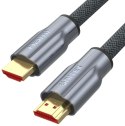 Unitek przewód LUX HDMI 2.0 oplot 10m