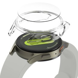 Etui + Szkło Hartowane SAMSUNG GALAXY WATCH 7 (44 MM) Ringke Slim & Tempered Glass Clear transparentne