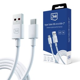 3MK KABEL HYPER USB/TYPE-C 1,2m 5A biały