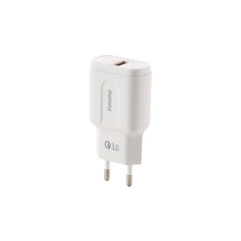 ADAPT SIEC 1xUSB REMAX WHITE RP-U16 TRAVELLER 3,0 A