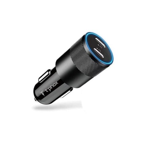 ŁAD SAM. T-PHOX T-C09 2xUSB-C 40W BLACK