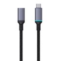 Przedłużenie kabla USB-C Baseus męski do żeński High Definition 10Gbps, 0,5m (czarny)