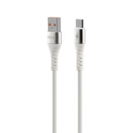 Kabel VIDVIE CB4009 USB/Type C 2.4A, 1.2m biały