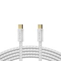 Kabel VIDVIE CB4011 Type C/Type C 5A 100W, 1.2 m biały