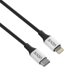 Kabel VIDVIE CB4014 Type C/iPhone 3A, 1m czarny