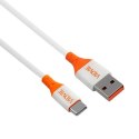 Kabel VIDVIE CB4014 USB/Type C 5A, 1m biały