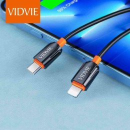 Kabel VIDVIE CB4018 Type C/iPhone 3A, 1m czarny