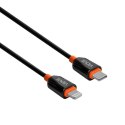 Kabel VIDVIE CB4018 Type C/iPhone 3A, 1m czarny